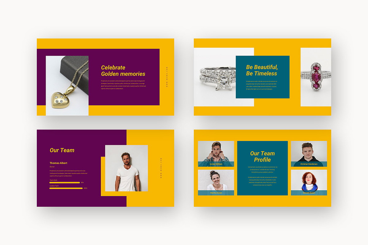 Memu : Jewelry Catalog Google Slides, a Presentation Template by Punkl Camp (Photo 14 of 17)