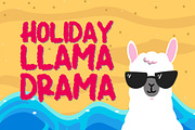 Summer Llama - Extra Llama Drawing, a Font by Dm Studio (Thumbnail 6 of 9)