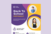 Back To School Admission Poster, a Flyer Template by MightyDesign (Thumbnail 4 of 8)