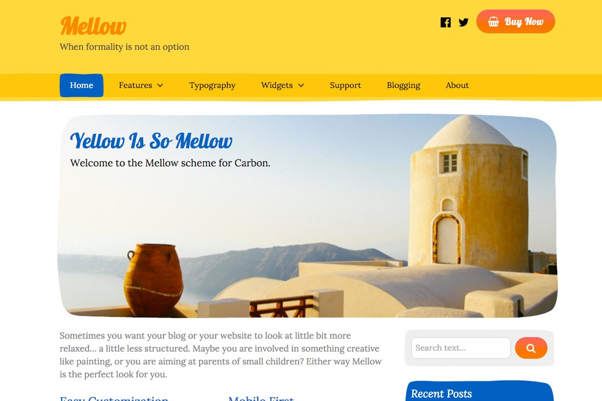 Carbon by Bedrock Themes, a WordPress Template by Bedrock Themes (Photo 11 of 12)
