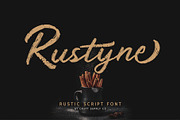 Rustyne - Rustic Script Font, a Script Font by Craft Supply Co. (Thumbnail 10 of 10)