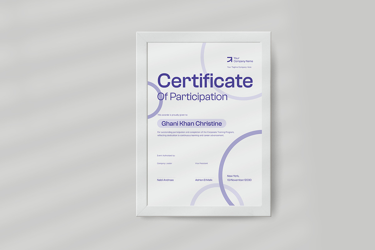 Training Program Certificate, a Stationery Template by Neermana (Photo 4 of 4)