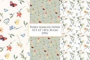 Wildflowers and Butterflies, an Illustration by Graphic Blue Bird (Thumbnail 4 of 5)