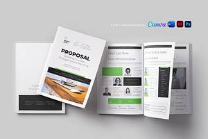 Proposal Template, a Brochure Template by Designsoul14