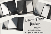 Interior Black Metal Frame Mockup |, a Mockup by StormDigitalArt (Thumbnail 1 of 2)