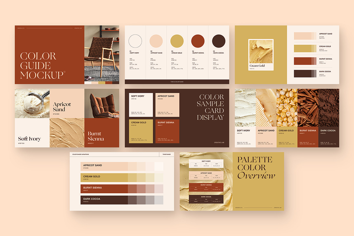 Color Palette Presentation Template, a Presentation Template by ...