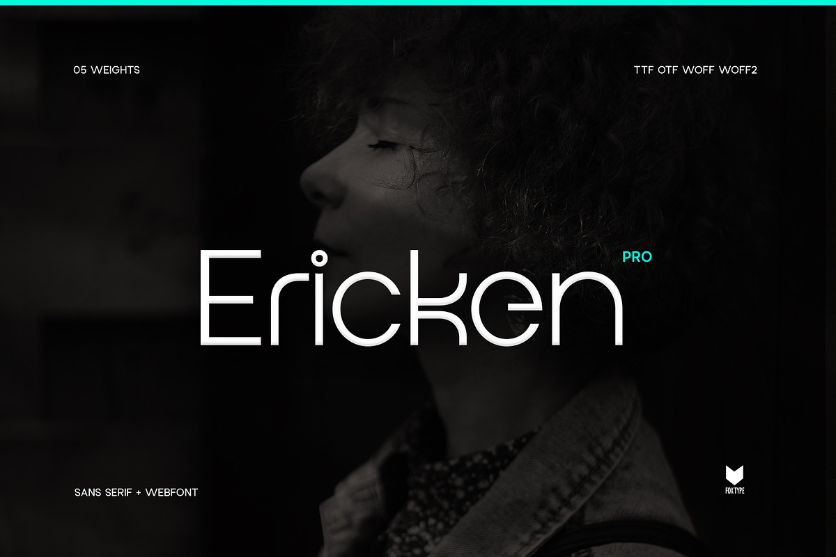 Ericken Display Typeface, a Sans Serif Font by Foxtype (Photo 1 of 12)