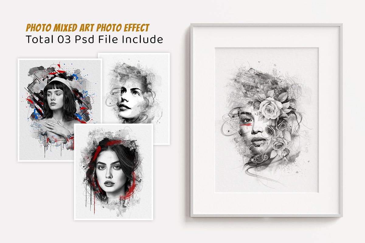 Mixed Art Photo Effect Template, an Action Add-On by MRI STUDIO (Photo 1 of 18)