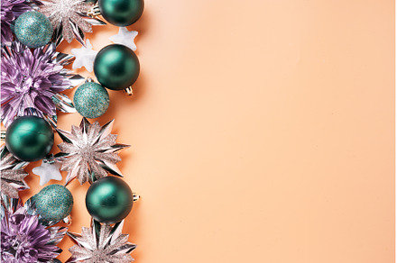 Top view of shiny and colorful, a Holiday Photo by Yummypic