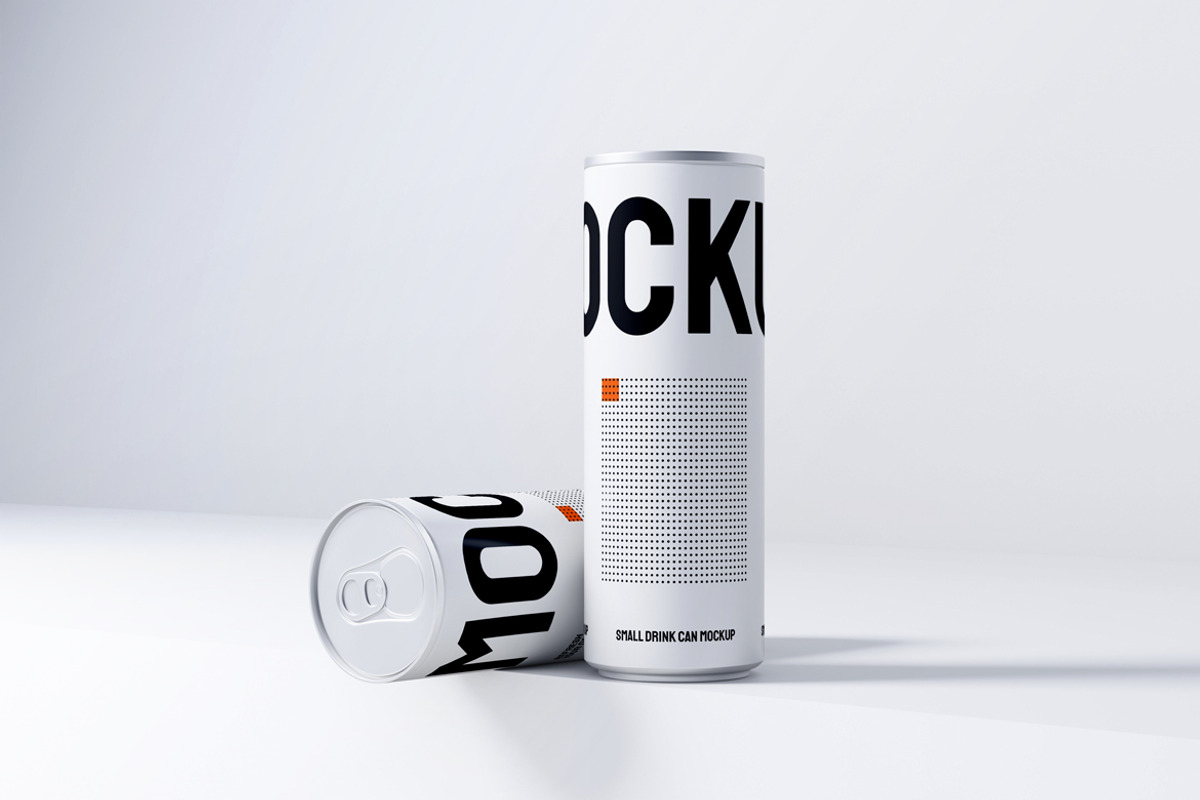 Drink Can Mockup, a Cups & Container Mockup by Rizky Audymas (Photo 4 of 8)