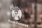 Happy Farmer - Cartoon Mascot Logo, a Branding & Logo Template by ashenterprise (Thumbnail 3 of 3)