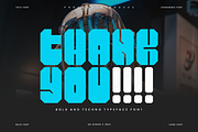Techno Cracta - Block & Futuristic F, a Sans Serif Font by QR Design Studio (Thumbnail 6 of 6)