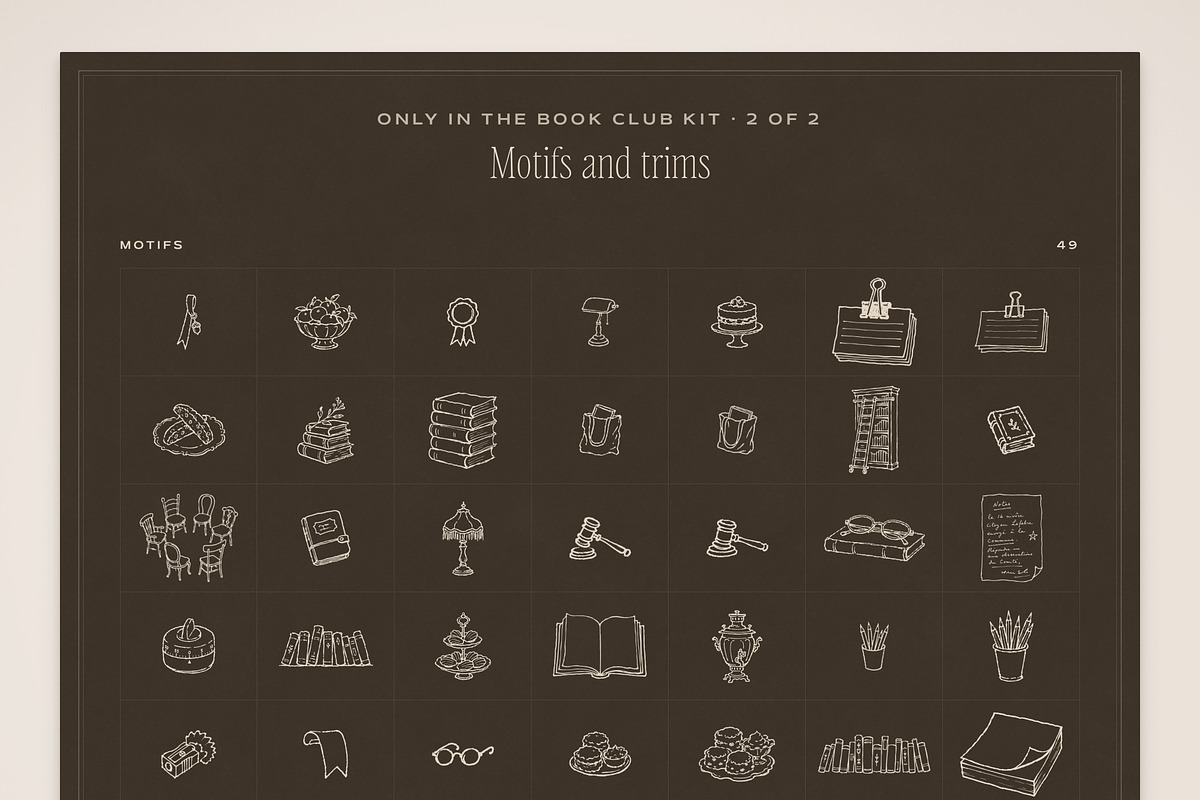 Book Club Stationery Creator Bundle, an Object Graphic by The October Creative (Photo 12 of 18)