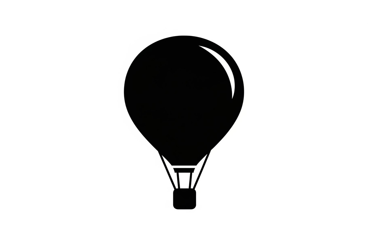 Hot Air Balloon Silhouette Bundle, an Illustration by Designer_Momina (Photo 51 of 51)