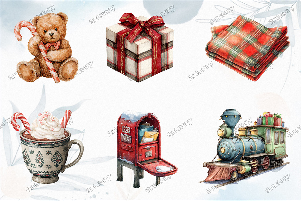 Vintage Christmas Sublimation Bundle, a Graphic by designcity5 (Photo 2 of 5)