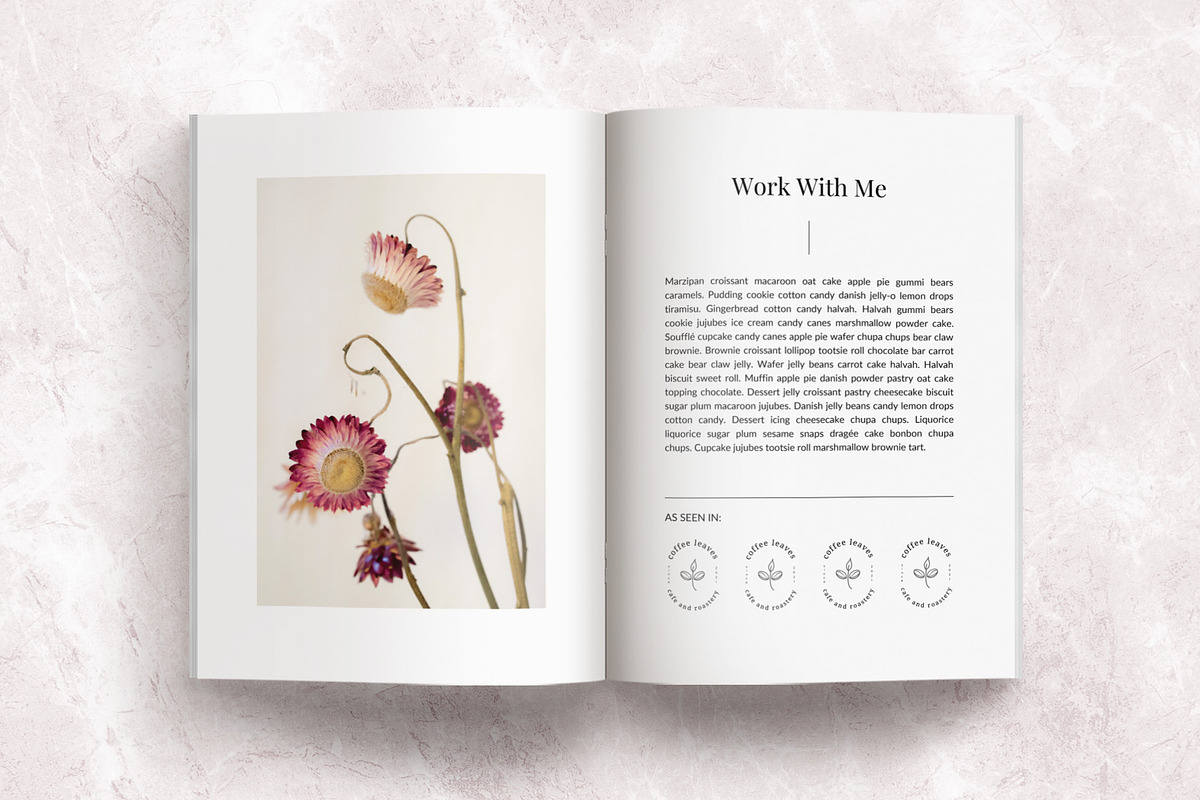 Gwyneth CANVA Media Kit, a Magazine Template by Gillian Sarah (Photo 8 of 10)