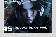 Spooky Spiderweb Overlays, a Texture Graphic by PhotoSpirit (Thumbnail 1 of 8)