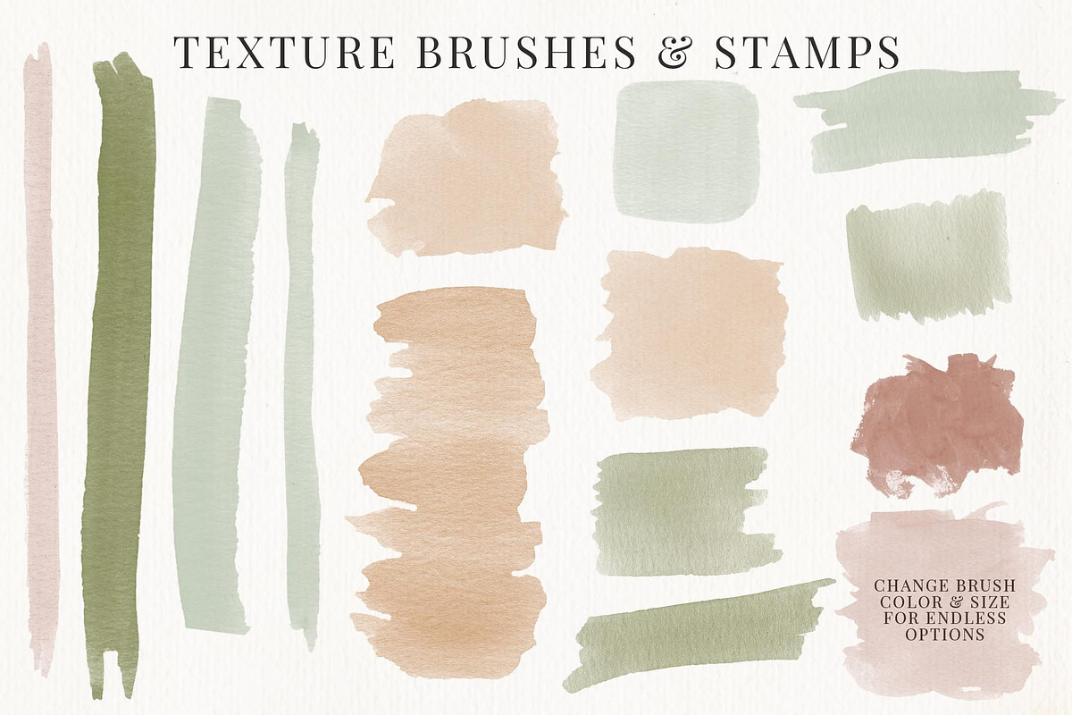 Painted Texture Brushes, a Brush Add-On by Chelsea Bromley (Photo 4 of 4)