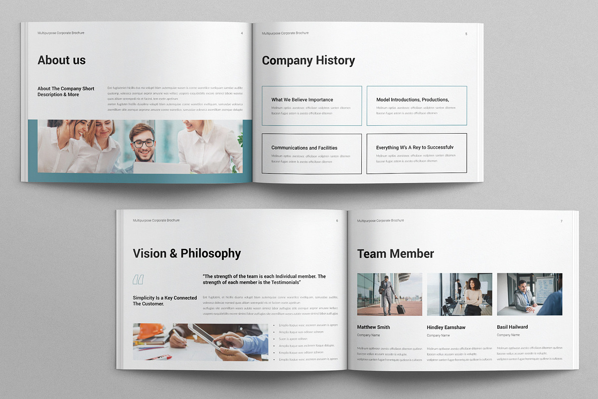 Multipurpose Corporate Landscape, a Brochure Template by E-Type (Photo 3 of 7)