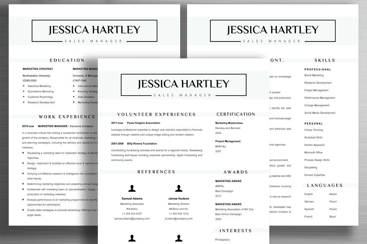 Resume Template | Jessica, a Resume Template by ResumeWorkshop (Photo 5 of 10)