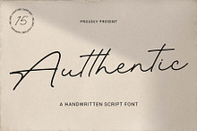 Autthentic – Handwritten Script Font