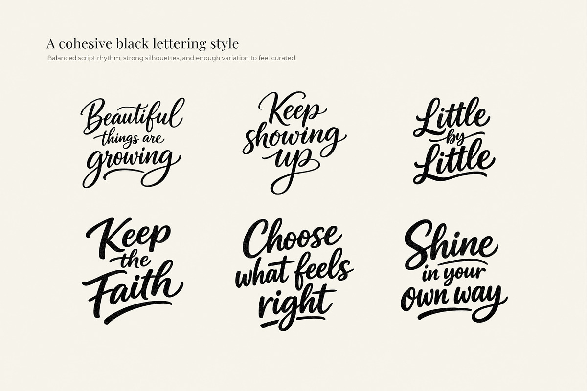 Inspiring Quotes Lettering Bundle, an Object Graphic by Yanakicc (Photo 4 of 9)