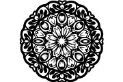 Intricate Black Mandala Circle, a Decorative Illustration by Designer_Momina (Thumbnail 2 of 20)