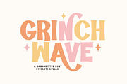 Grinch Wave - Handwritten Font, a Handwritten Font by SaktiAvellin (Thumbnail 1 of 6)