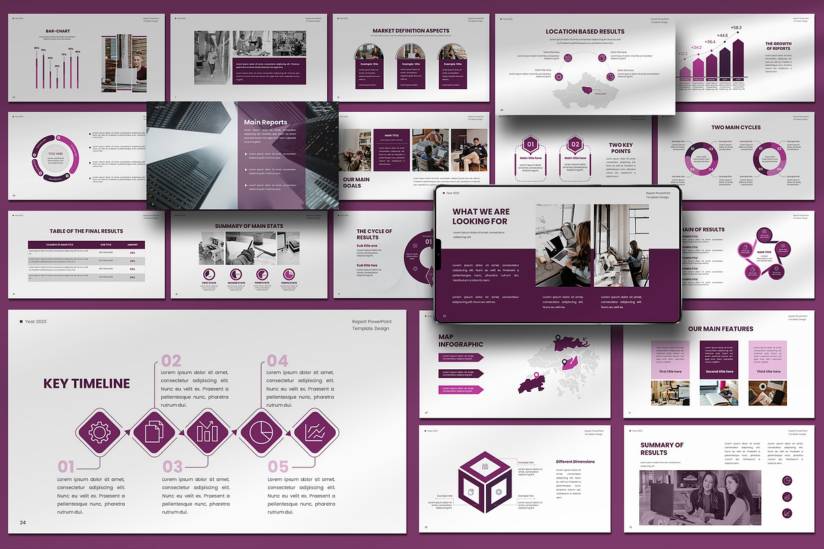 Business Report PowerPoint Template, a Presentation Template by Artemis-products (Photo 1 of 5)