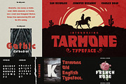 Tarantology Font Bundle (42 Fonts!), a Sans Serif Font by HipFonts (Thumbnail 7 of 10)
