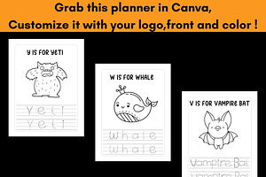 Letter And Number Tracing Workbook