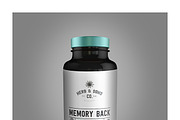 Realistic Pills Bottle V2, a Product Mockup by Black.dot™ (Thumbnail 4 of 5)