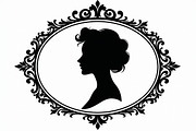 cameo silhouette designs bundle, an Illustration by jahid234 (Thumbnail 5 of 8)