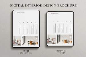 Digital Interior Design Brochure