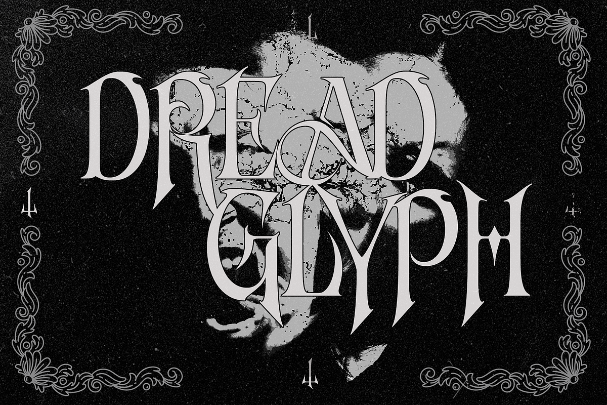 Dreadglyph – Metal Horror Typeface, a Serif Font by Inviline.co (Photo 14 of 17)