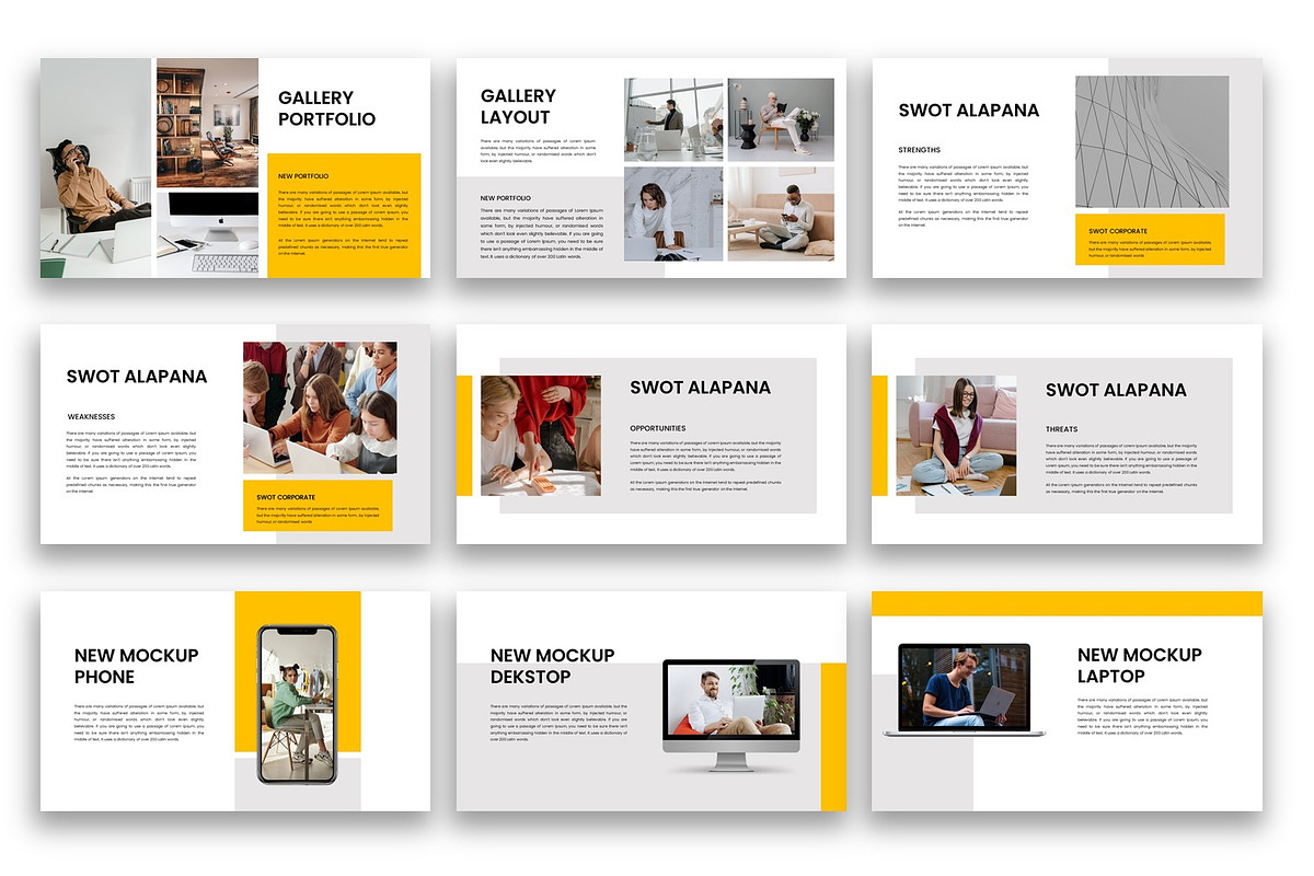 Minimal Corporate PowerPoint, a Presentation Template by kreatifreya (Photo 5 of 5)
