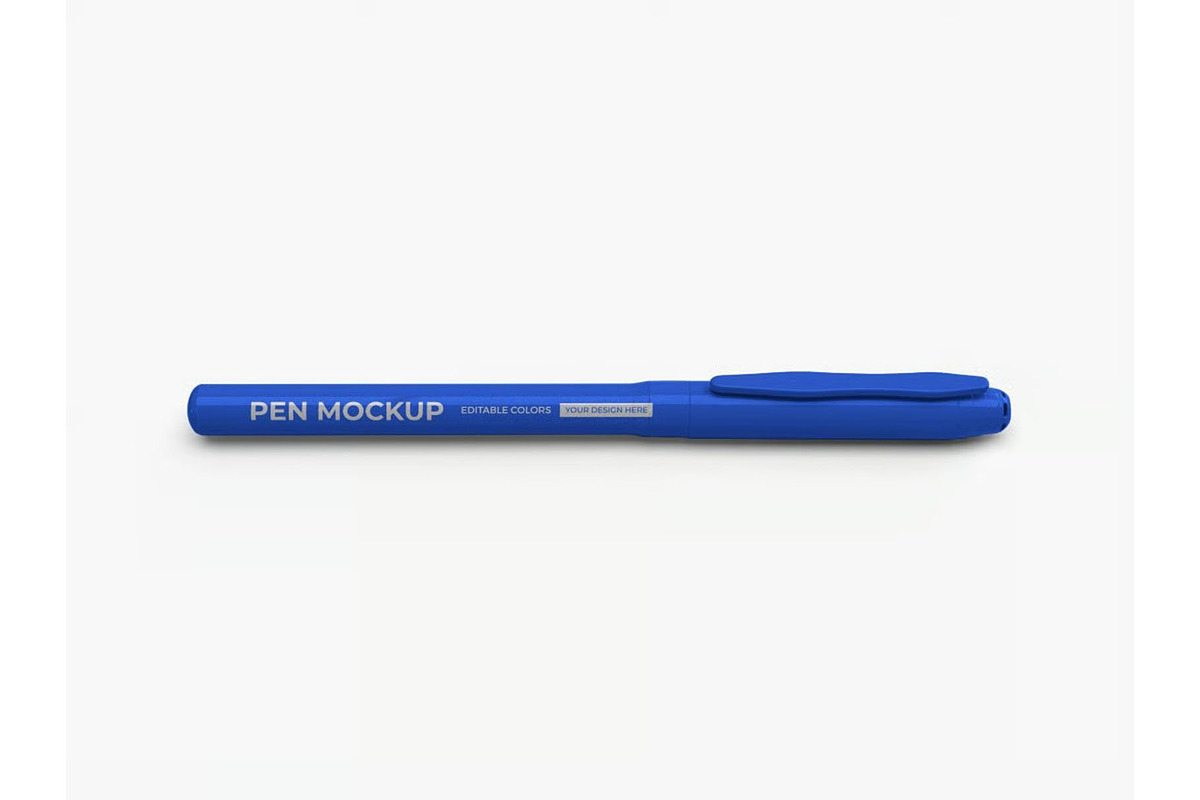 Pen Stationery Mockup Template Set, an Advertising Mockup by DesignRushMarket (Photo 4 of 11)