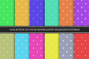 Colorful minimal seamless patterns, a Pattern Graphic by ExpressShop (Thumbnail 1 of 5)