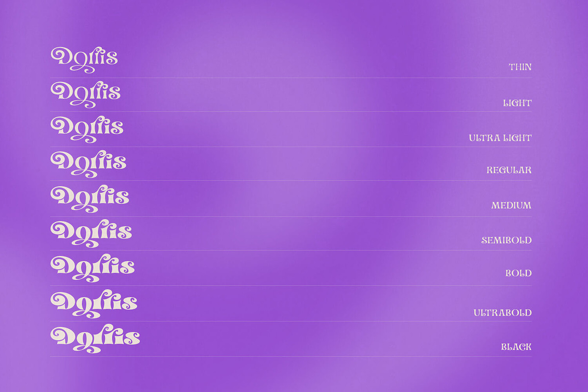 Dorris - Swirly Summer font family, a Slab Serif Font by creativemedialab (Photo 11 of 18)
