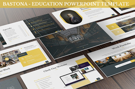 Bostona - Education Powerpoint, a Presentation Template by SlideFactory