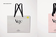 Cotton Handle Paper Gift Bag Mockup, a Packaging Mockup by creatsy5 (Thumbnail 8 of 14)