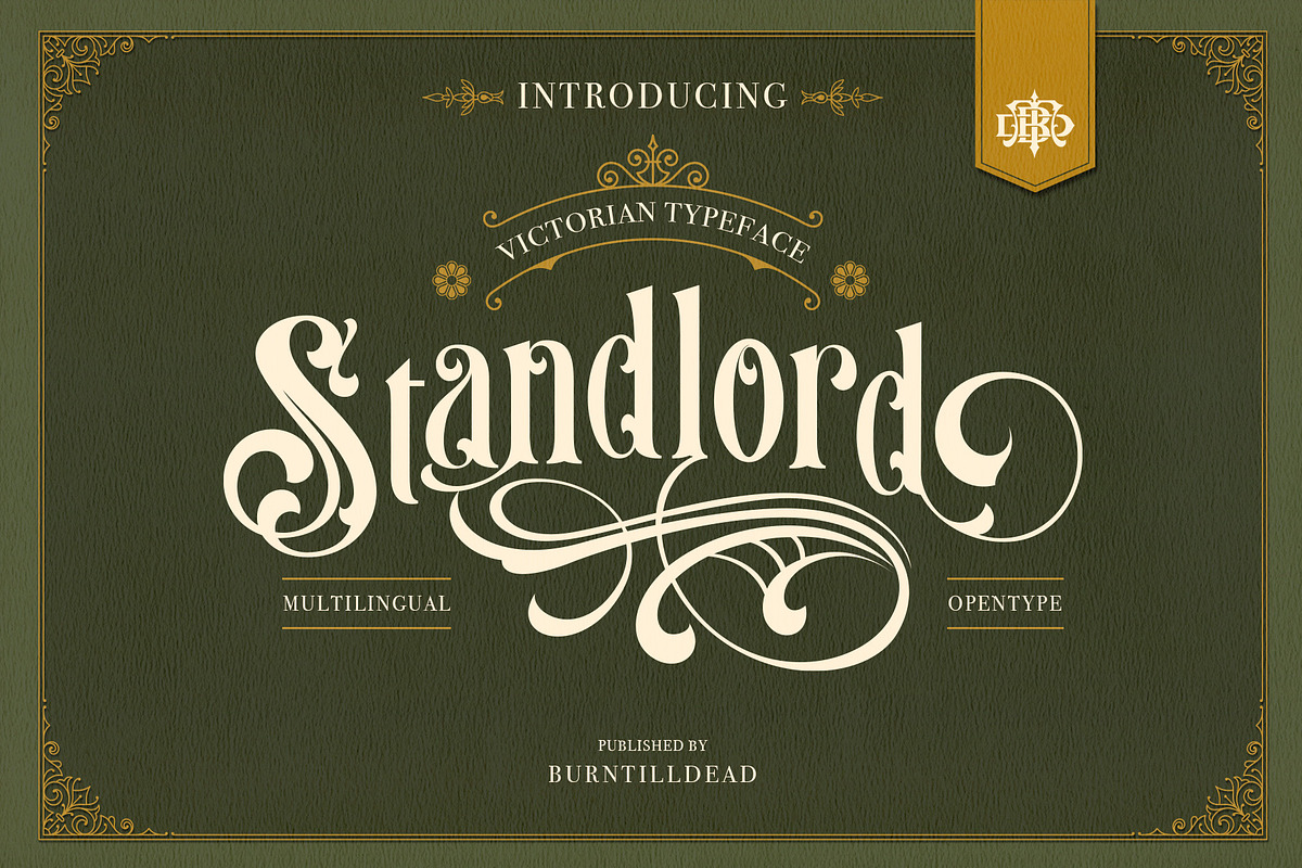 Standlord, a Serif Font by Burntilldead (Photo 1 of 10)