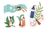 Women doing skin care routine set, a Person Illustration by Good Studio (Thumbnail 7 of 8)