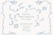 Blue Victorian Vintage Fine Line Art, a Decorative Illustration by Grace Noboa Illustrations (Thumbnail 13 of 14)