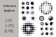 №31 Set of abstract halftone isolate, a Texture Graphic by Rasveta (Thumbnail 2 of 3)