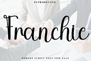 Franchie, a Handwritten Font by FreshTypeINK (Thumbnail 1 of 8)