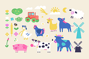 Cute Farm. Prints and patterns set, an Animal Illustration by Oliana Moroz (Thumbnail 18 of 21)