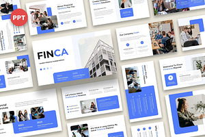 Finca - Financial Planner Powerpoint, a Presentation Template by Fit-tee