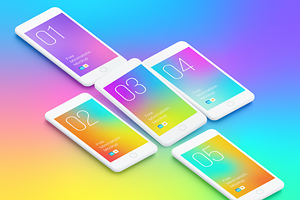 20 Abstract Neon Gradients