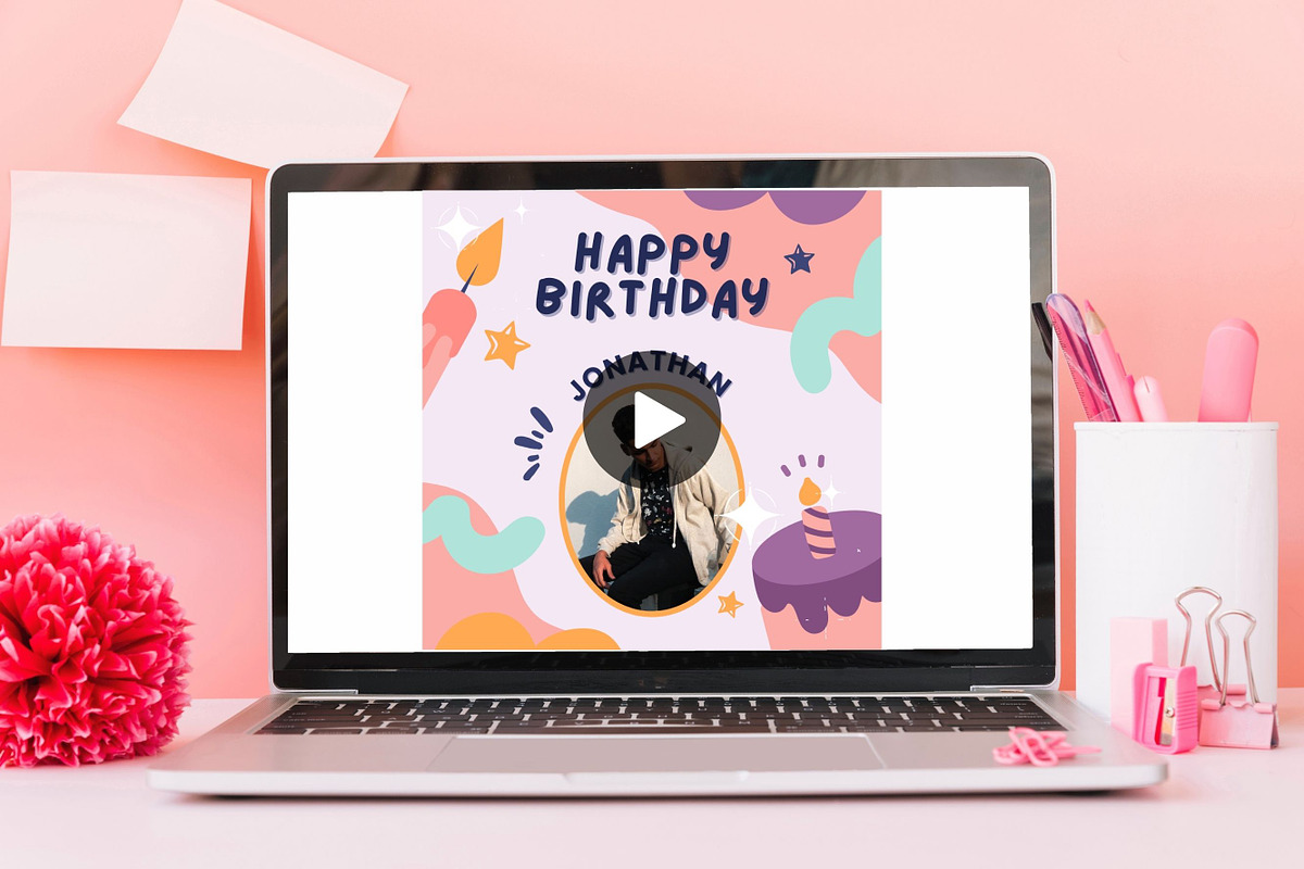 5 Birthday Animated Templates, a Templates & Theme by TemplateCastleStore (Photo 12 of 18)